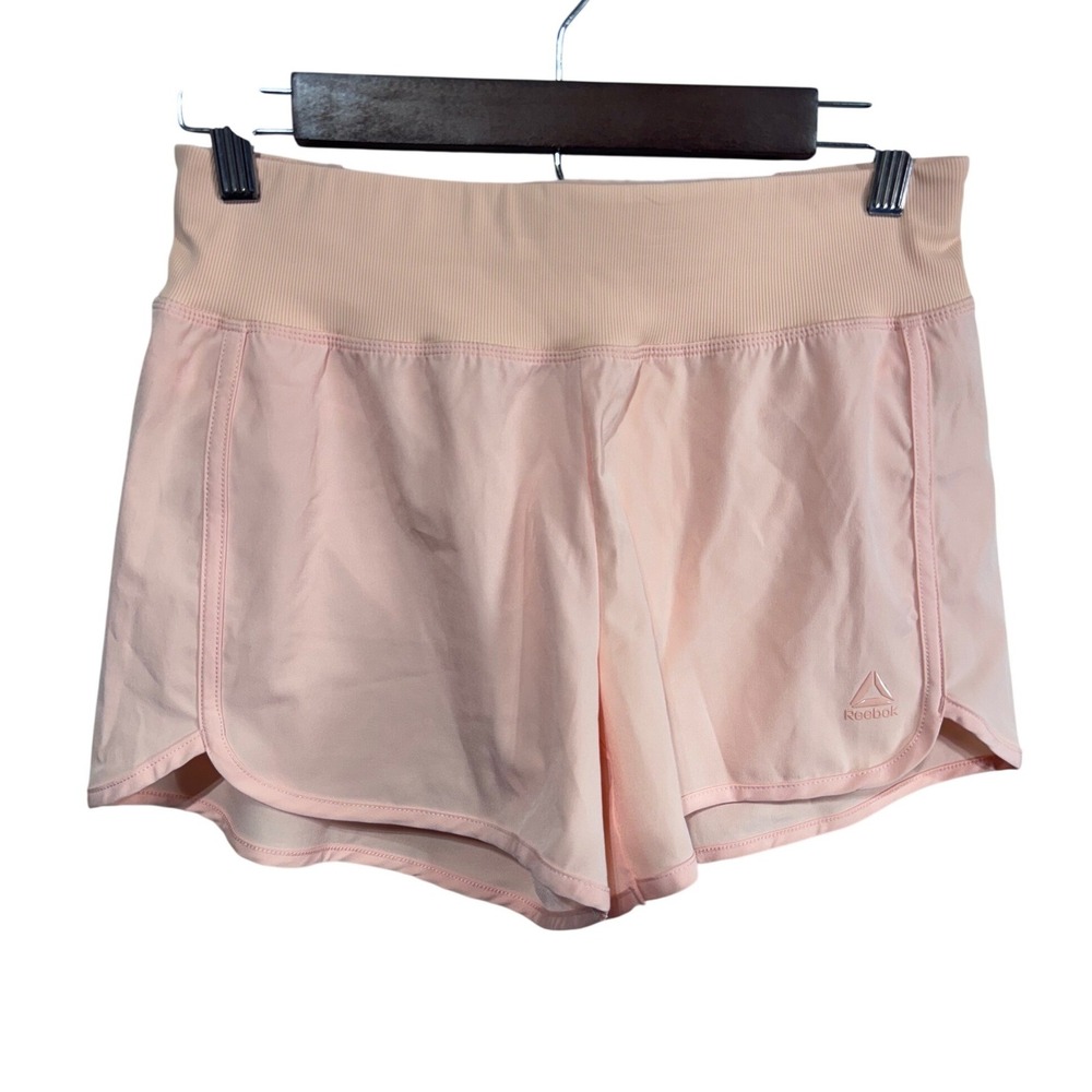 Reebok Women's Small Peach‎ Athletic Shorts Running Gym Workout Athleisure